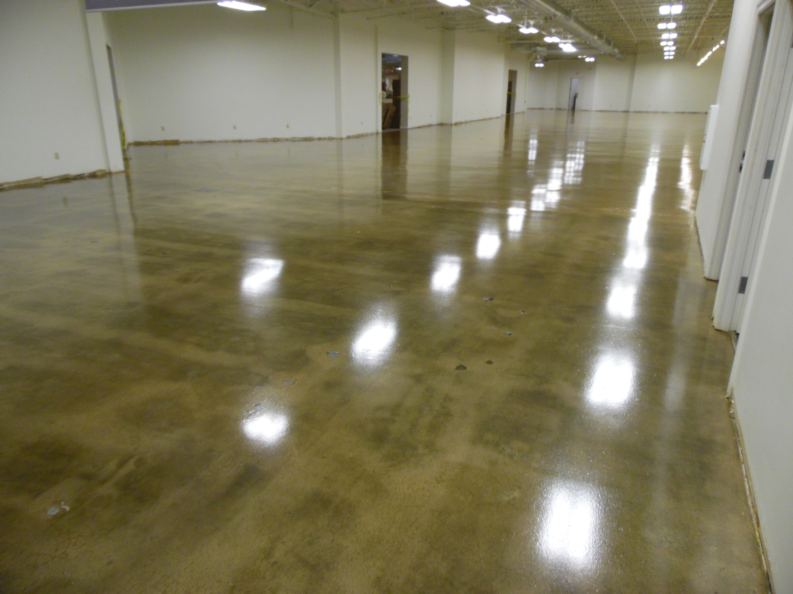 clear coat- retail space